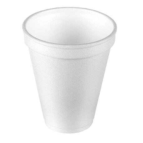 Foam Cups, White, 8 Oz (25pcs/pkt, 40pkt/carton